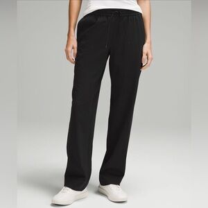 Lululemon straight leg mid rise luxtreme pant size small charcoal color